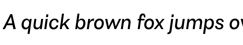 Preview of FONTSPRING DEMO - Astrid Grotesk Med Italic font