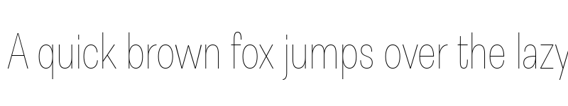 Preview of FONTSPRING DEMO - Astrid Grotesk ULt Cn Regular font