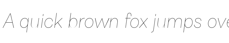 Preview of FONTSPRING DEMO - Astrid Grotesk ULt Italic font