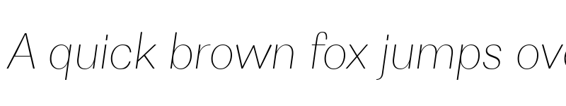 Preview of FONTSPRING DEMO - Astrid Grotesk XLt Italic font
