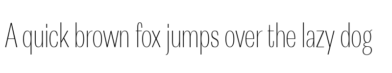 Preview of FONTSPRING DEMO - Astrid Grotesk XLt XCn Regular font