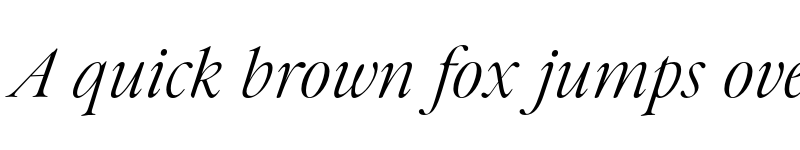 Preview of FONTSPRING DEMO - ATBSerif Italic font