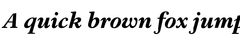 Preview of FONTSPRING DEMO - Athanasius PRO Black Italic font