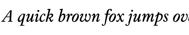 Preview of FONTSPRING DEMO - Athanasius PRO Book Italic font