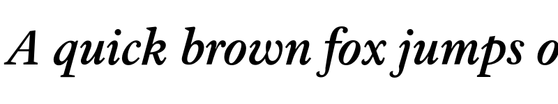 Preview of FONTSPRING DEMO - Athanasius PRO Medium Bold Italic font