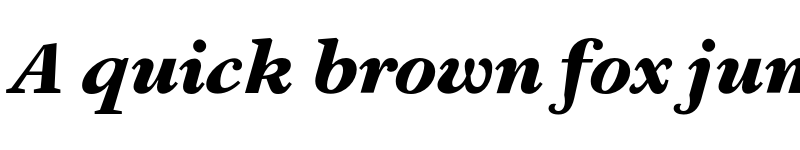 Preview of FONTSPRING DEMO - Athanasius PRO Ultra Bold Italic font
