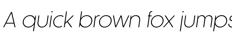 Preview of FONTSPRING DEMO - Athlete Light Italic font