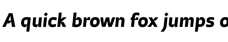 Preview of FONTSPRING DEMO - Atria Bold Italic font