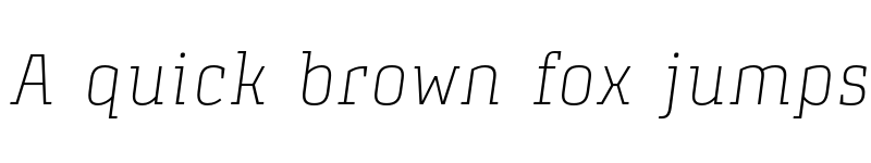 Preview of FONTSPRING DEMO - Attorney Extralight Italic font