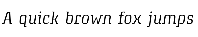 Preview of FONTSPRING DEMO - Attorney Italic font