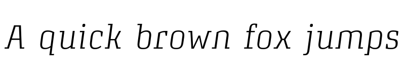 Preview of FONTSPRING DEMO - Attorney Light Italic font