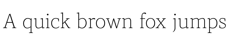 Preview of FONTSPRING DEMO - Audela Extralight Regular font