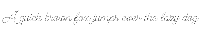Preview of FONTSPRING DEMO - Audrey Script1 Thin font