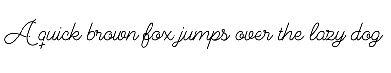 Preview of FONTSPRING DEMO - Audrey Script3 Bold font