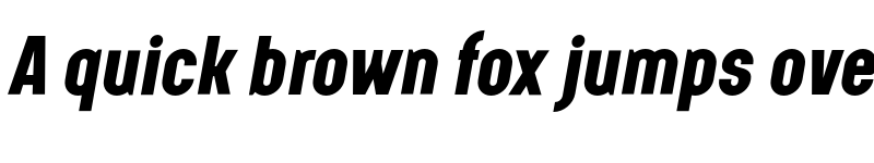 Preview of FONTSPRING DEMO - Augmento Cnd Black It Regular font