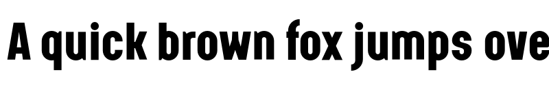Preview of FONTSPRING DEMO - Augmento Cnd Black Regular font