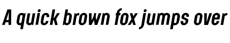 Preview of FONTSPRING DEMO - Augmento Cnd Bold Italic font