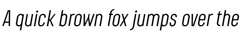 Preview of FONTSPRING DEMO - Augmento Cnd Italic font