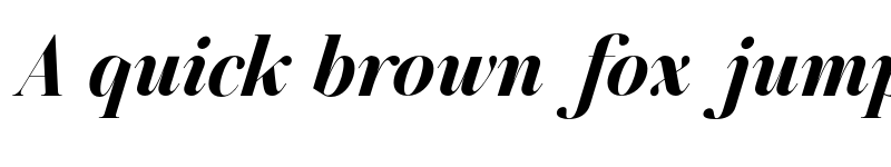 Preview of FONTSPRING DEMO - Aumiller Serif Black Italic font