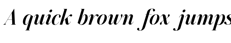 Preview of FONTSPRING DEMO - Aumiller Serif Bold Italic font