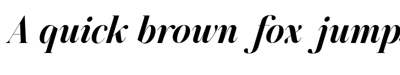 Preview of FONTSPRING DEMO - Aumiller Serif ExtBd Italic font