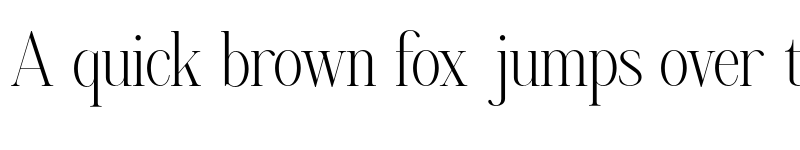 Preview of FONTSPRING DEMO - Aumiller Serif ExtLt Regular font