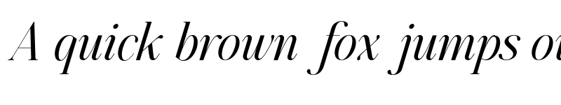 Preview of FONTSPRING DEMO - Aumiller Serif Italic font