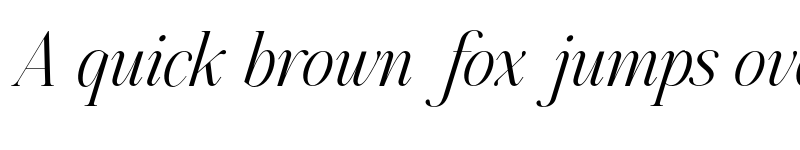 Preview of FONTSPRING DEMO - Aumiller Serif Light Italic font