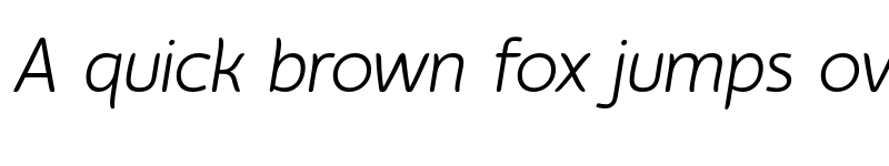 Preview of FONTSPRING DEMO - Auro Book Italic font