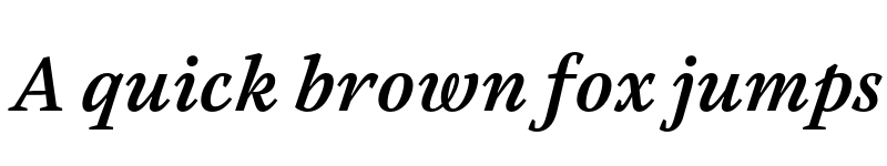 Preview of FONTSPRING DEMO - Austera Text Demibold Italic font