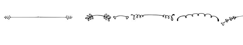 Preview of FONTSPRING DEMO - Avaline Extras Ornaments Regular font