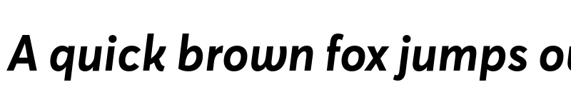 Preview of FONTSPRING DEMO - Averta Std CY Bold Italic font