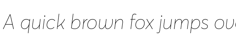 Preview of FONTSPRING DEMO - Averta Std CY Extrathin Italic font