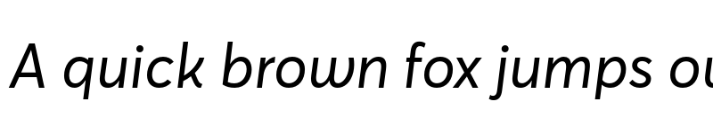 Preview of FONTSPRING DEMO - Averta Std Italic font