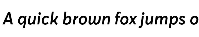 Preview of FONTSPRING DEMO - Averta Std Semibold Italic font