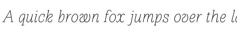 Preview of FONTSPRING DEMO - Azote Light Italic font