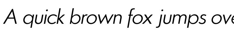 Preview of FONTSPRING DEMO - Azur LightItalic Regular font