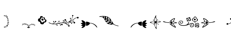 Preview of FONTSPRING DEMO - Bach Floral Regular font