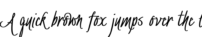 Preview of FONTSPRING DEMO - BachelorScript Bold font