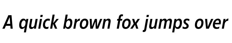 Preview of FONTSPRING DEMO - Bajazzo Nr Md Italic font
