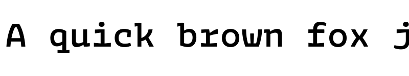 Preview of FONTSPRING DEMO - Bakemono Mono Medium Regular font