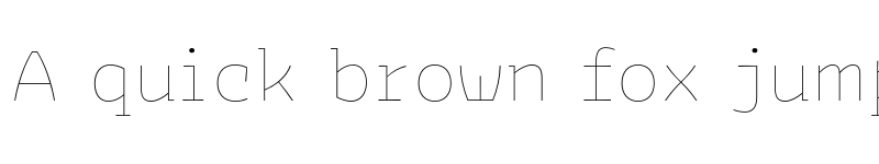 Preview of FONTSPRING DEMO - Bakemono Stereo Thin Regular font