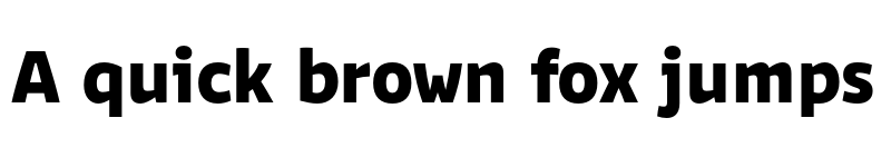 Preview of FONTSPRING DEMO - Bakemono Text Extrabold Regular font