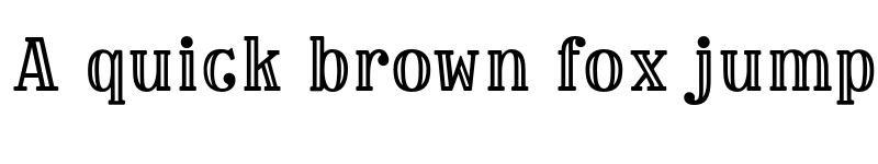 Preview of FONTSPRING DEMO - Baker Street Inline Regular font