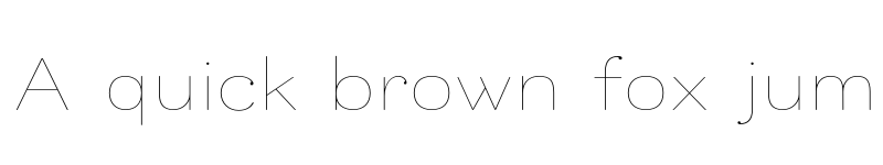 Preview of FONTSPRING DEMO - Bakewell Hairline Wide Regular font