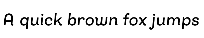 Preview of FONTSPRING DEMO - Bakewell Medium Italic Regular font