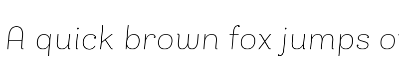 Preview of FONTSPRING DEMO - Bakewell Thin Italic Regular font