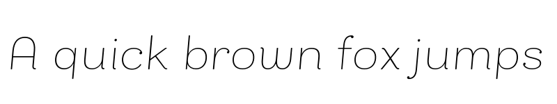 Preview of FONTSPRING DEMO - Bakewell Thin Semi-Wide Italic Regular font