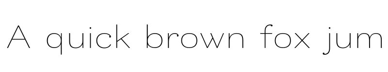 Preview of FONTSPRING DEMO - Bakewell Thin Wide Regular font