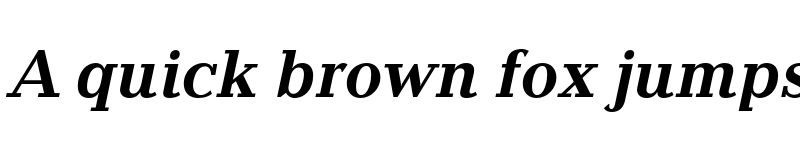 Preview of FONTSPRING DEMO - Baltica Bold Italic font